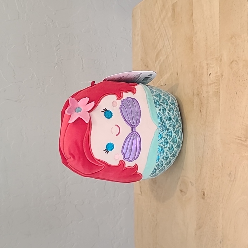 Princess Ariel The Little Mermaid Disney Princess Squishmallow 6.5in